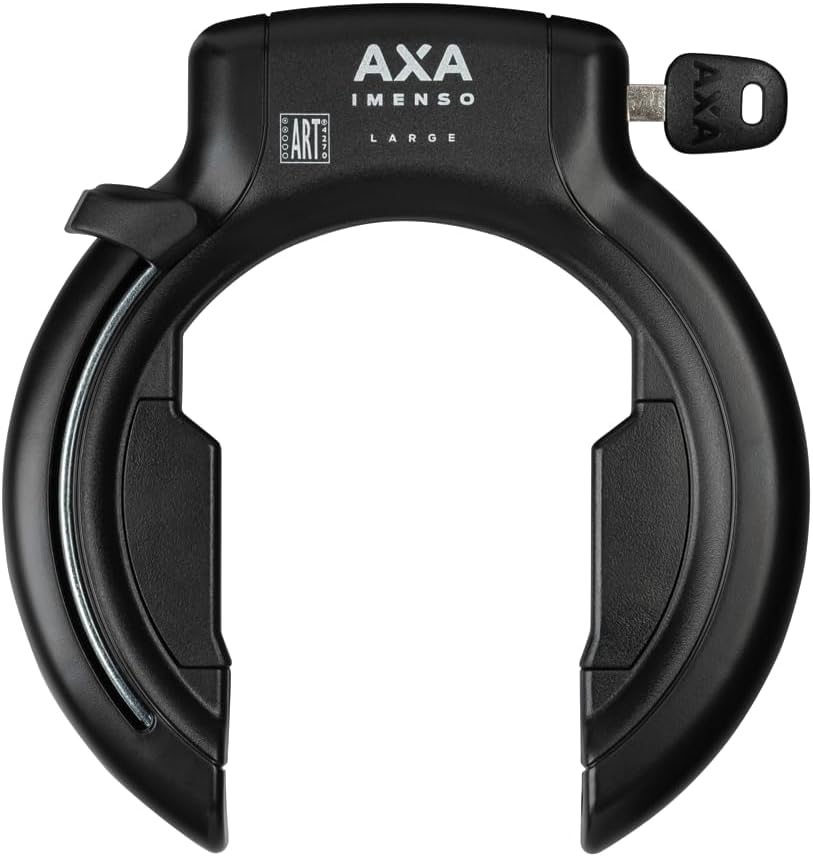 AXA Set Imenso L + ULC 130 + Transporttasche – Rahmenschloss Set mit Einsteckkette und Tasche – Hohe