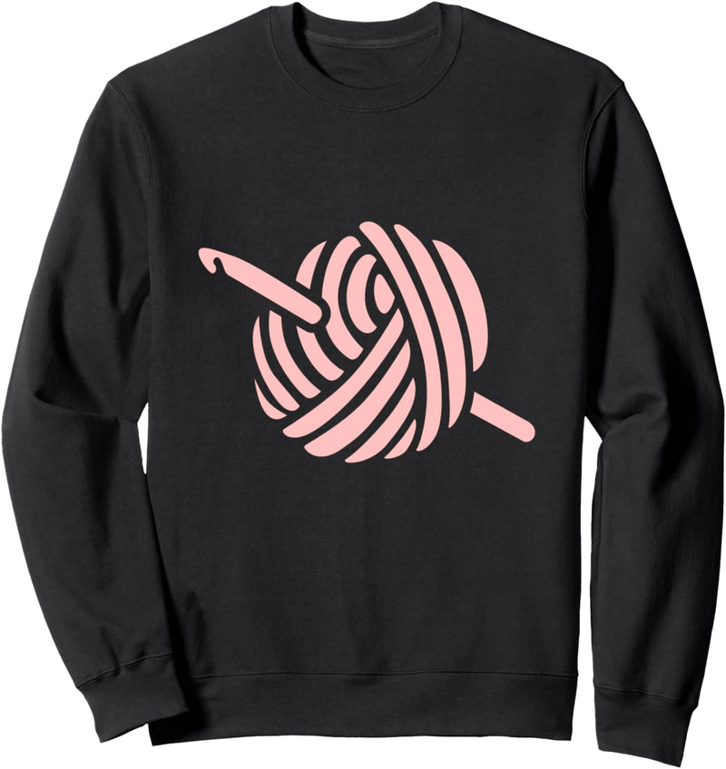 Häkelnadel und Garn Sweatshirt