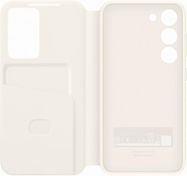 Samsung Smart View Wallet Smartphone Case EF-ZS911 für Galaxy S23, Handy-Hülle, Kartenfach, Sichtfen