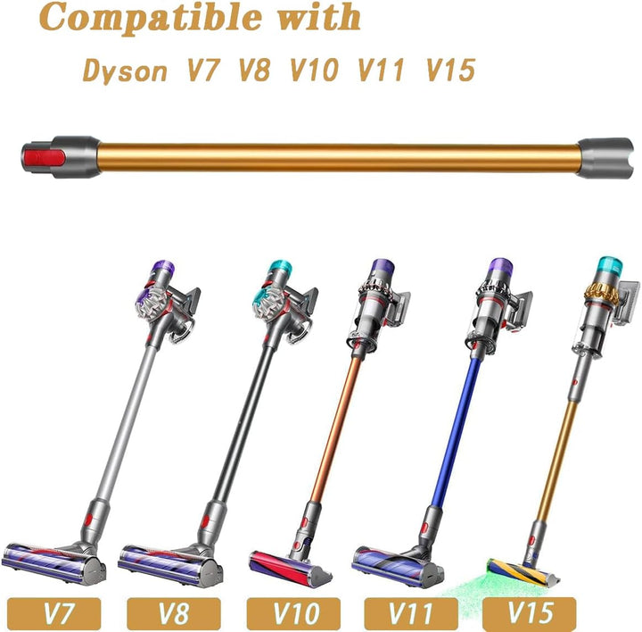 Schnellspanner Verlängerungsrohr kompatibel mit Dyson V7 V8 V10 V11 V15 – 72cm Ersatz Teleskoprohr A