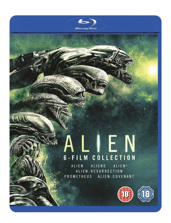 Alien 6 Films Collection: Alien / Aliens / Alien 3 / Alien: Resurrection / Prometheus / Alien Covena