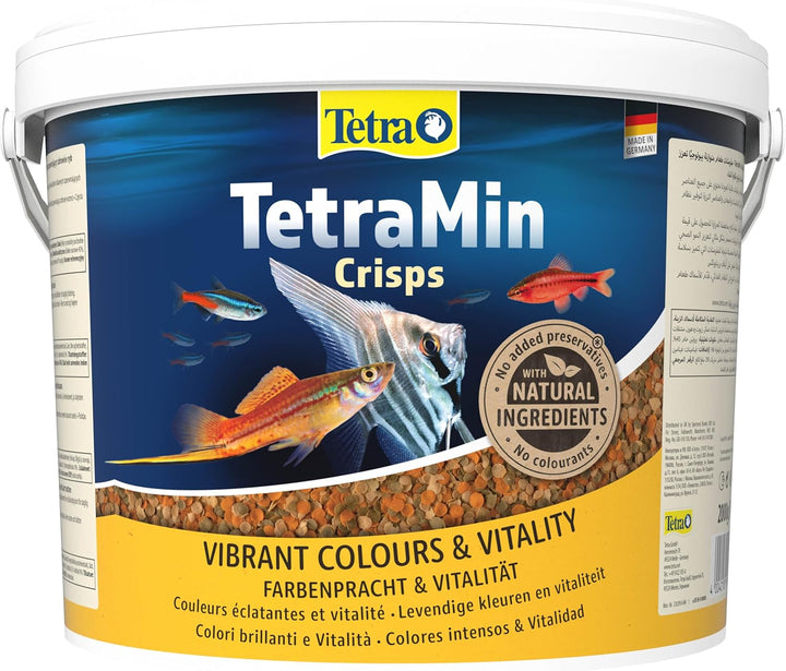 TetraMin Crisps - Fischfutter für alle tropischen Zierfische mit hohem Nährwert und minimaler Wasser
