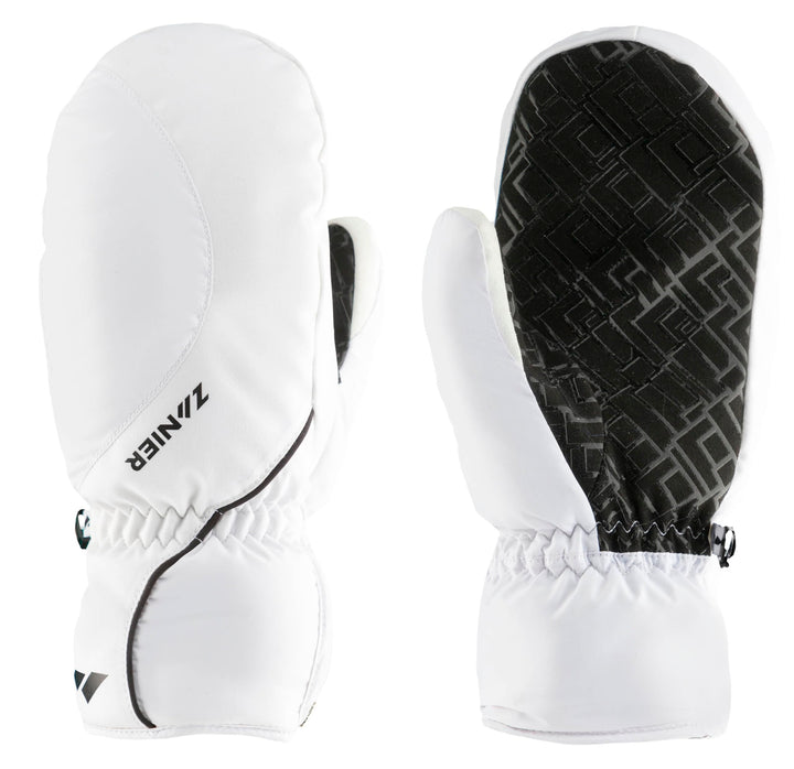Zanier-Damen-Fäustlinge-SEEFELD.STX MITTEN 6.5 Weiss, Schwarz, 6.5 Weiss, Schwarz