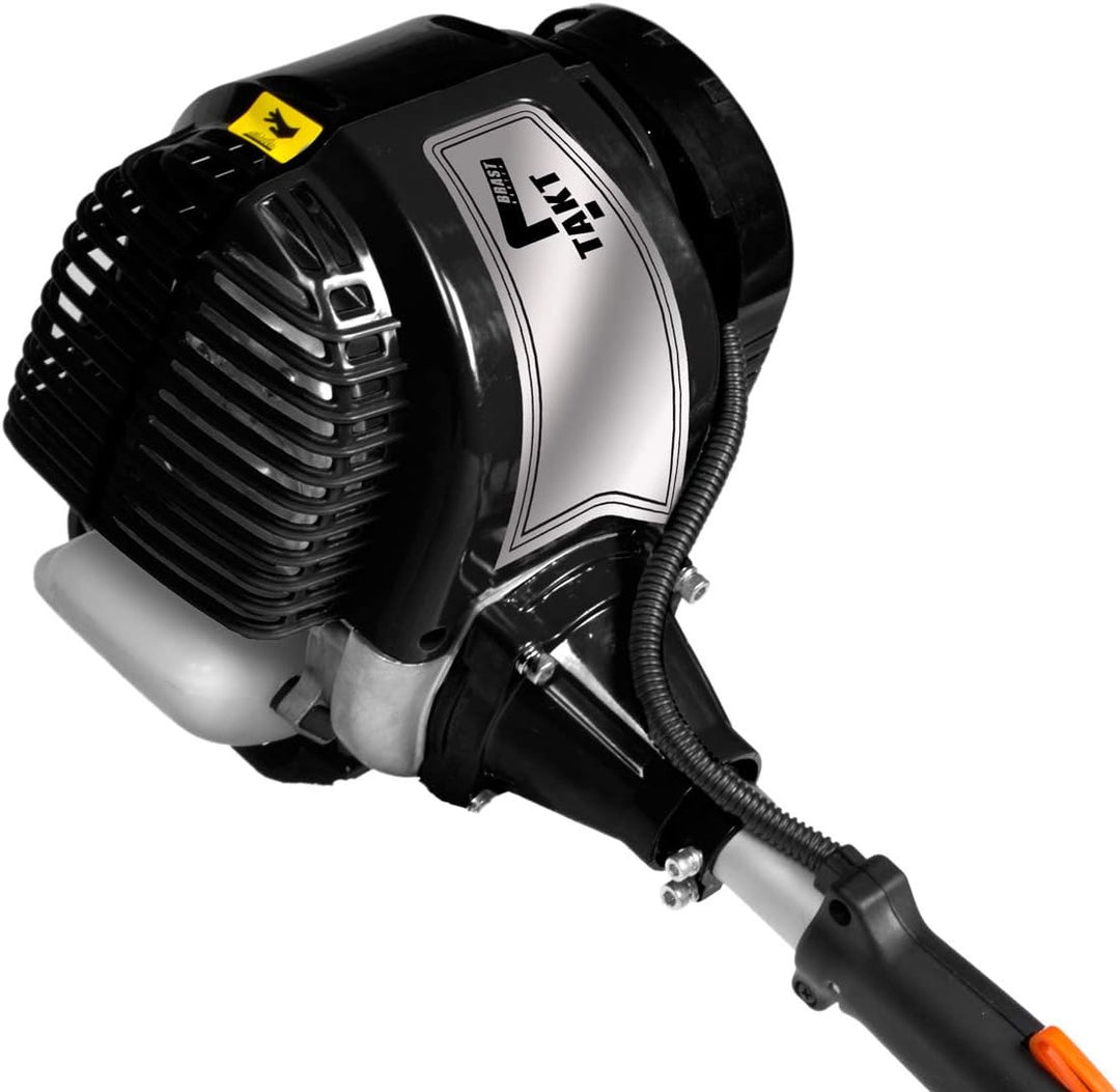 BRAST 4-Takt Benzin 2 in 1 Motorsense Freischneider Sense Rasen-Trimmer Motorsense 2 in 1 Gerät 4-Ta