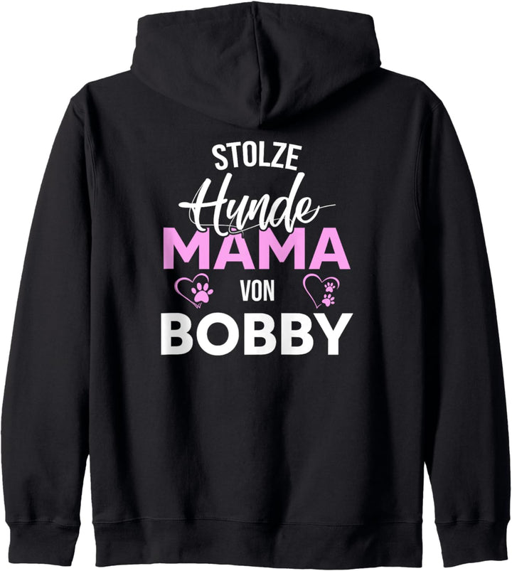 Stolze Hundemama von Bobby Hund Frauchen Kapuzenjacke
