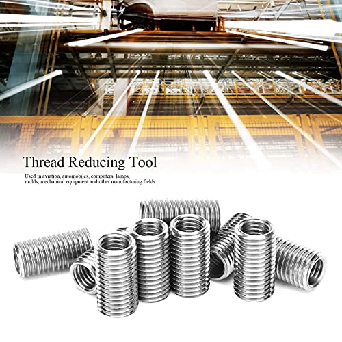 10Pcs Gewindeeinsatz Reparaturmutter Gewindeschlitzen Weibliche M12 und Männliche M16 Schraubbuchse,