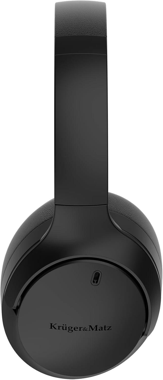 Krüger&Matz Drahtlose Ohrhörer Street 4 Eingebautes Mikrofon ANC-Funktion Bluetooth 5.4 Schwarz