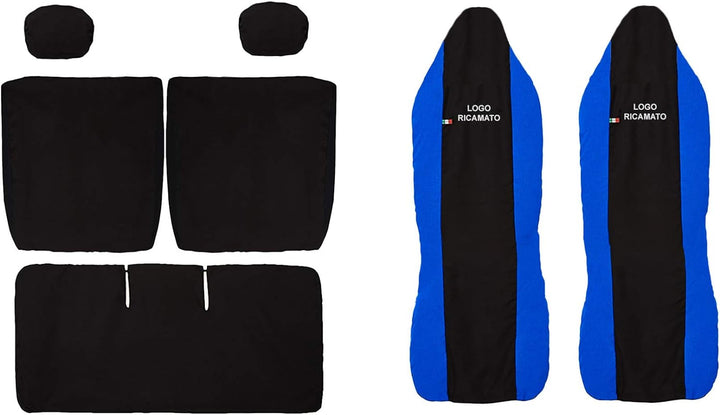 Lupex Shop 17239-01 Citroen C1 zweifarbige Sitzbezüge - schwarz blau