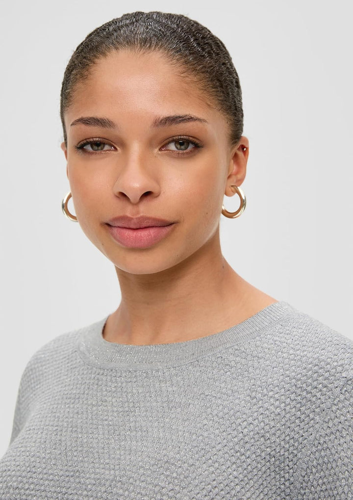 s.Oliver Damen Pullover mit Glitzergarn XL 9400, XL 9400