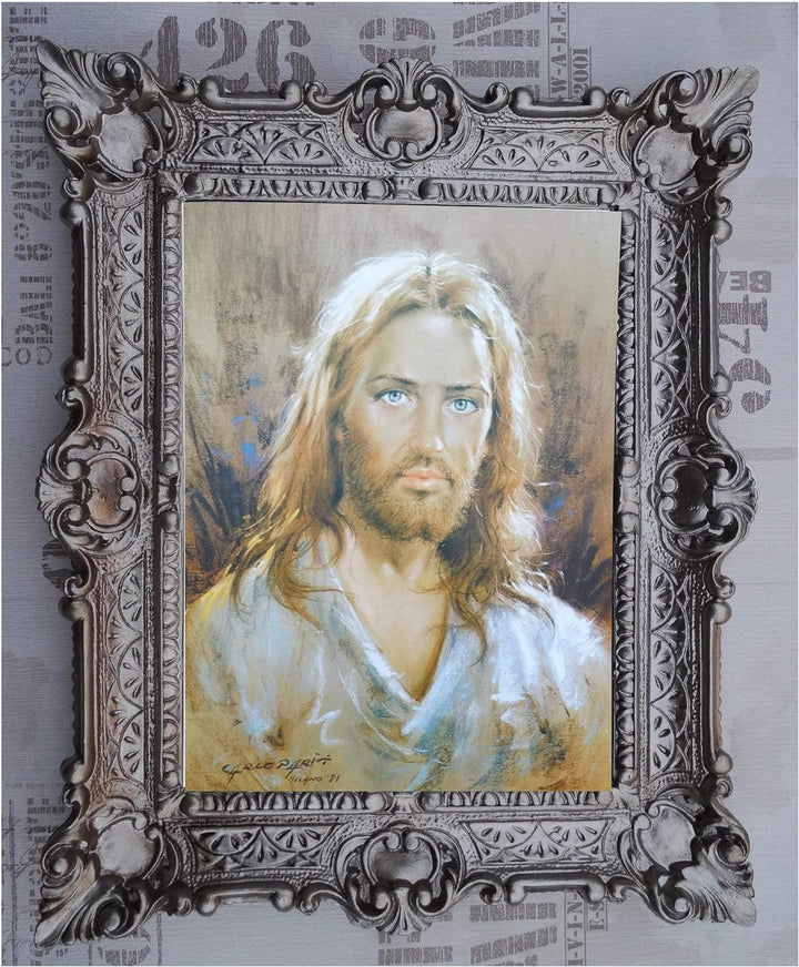Lnxp Gemälde in den Rahmen montiert 56x46 cmReligiös Mutter Maria Gottes Maria Jesus Christus K14 50
