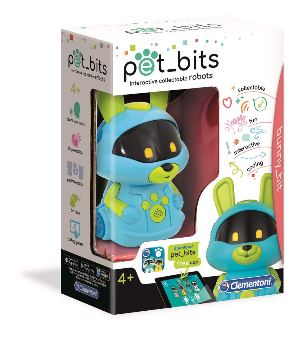 Clementoni 12096 Coding Lab Bunny Bit, Mehrfarbig Bunny_bit, Bunny_bit