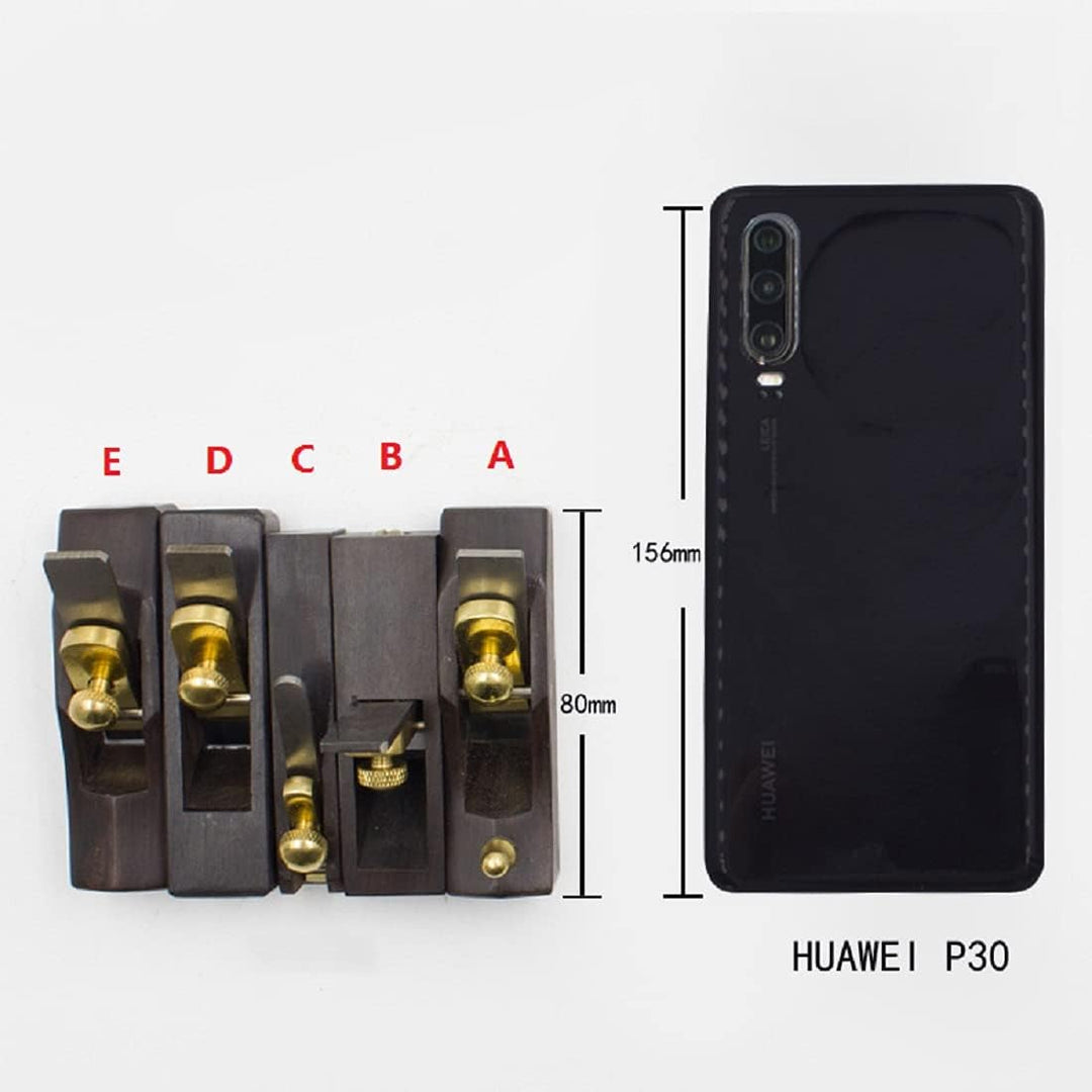 MASUNN DIY Mini Hand Flugzeuge Zimmerei Tischler Ebony Tischlerei Holzwerkzeuge -B, B