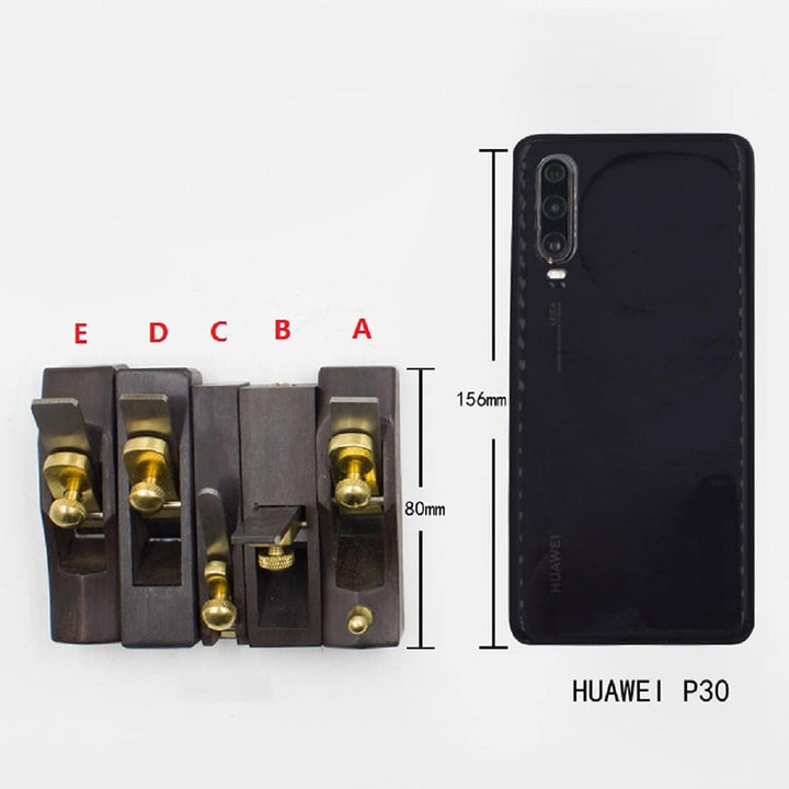 MASUNN DIY Mini Hand Flugzeuge Zimmerei Tischler Ebony Tischlerei Holzwerkzeuge -B, B