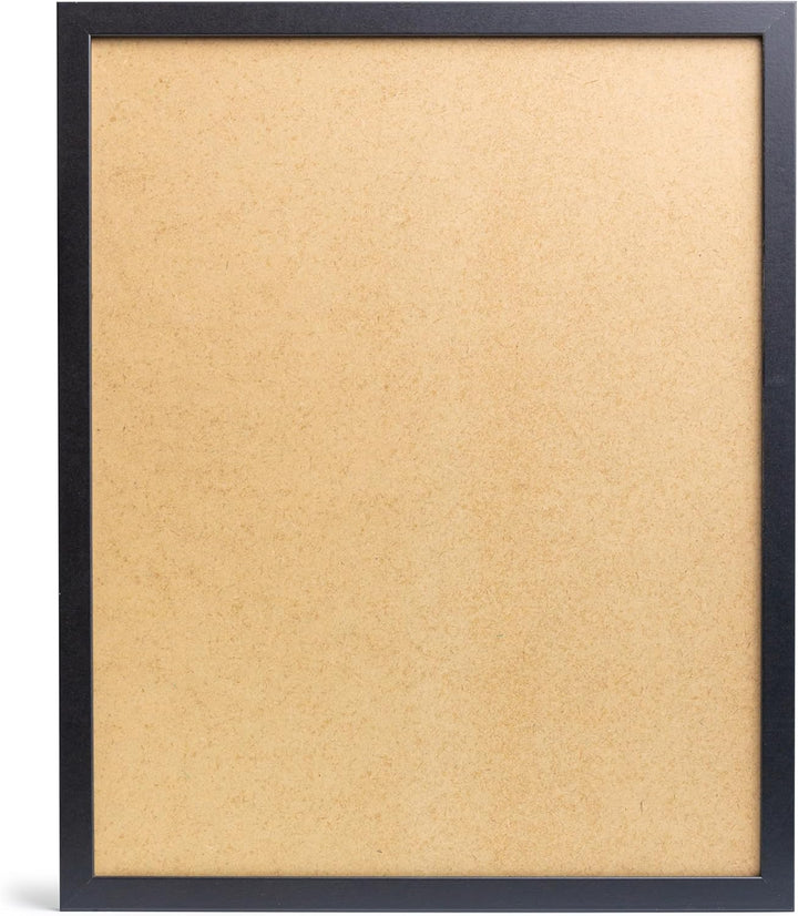 Stallmann Design Bilderrahmen 40x80 cm schwarz Holz mit Acrylglas Rahmen-Breite 20mm Posterrahmen We