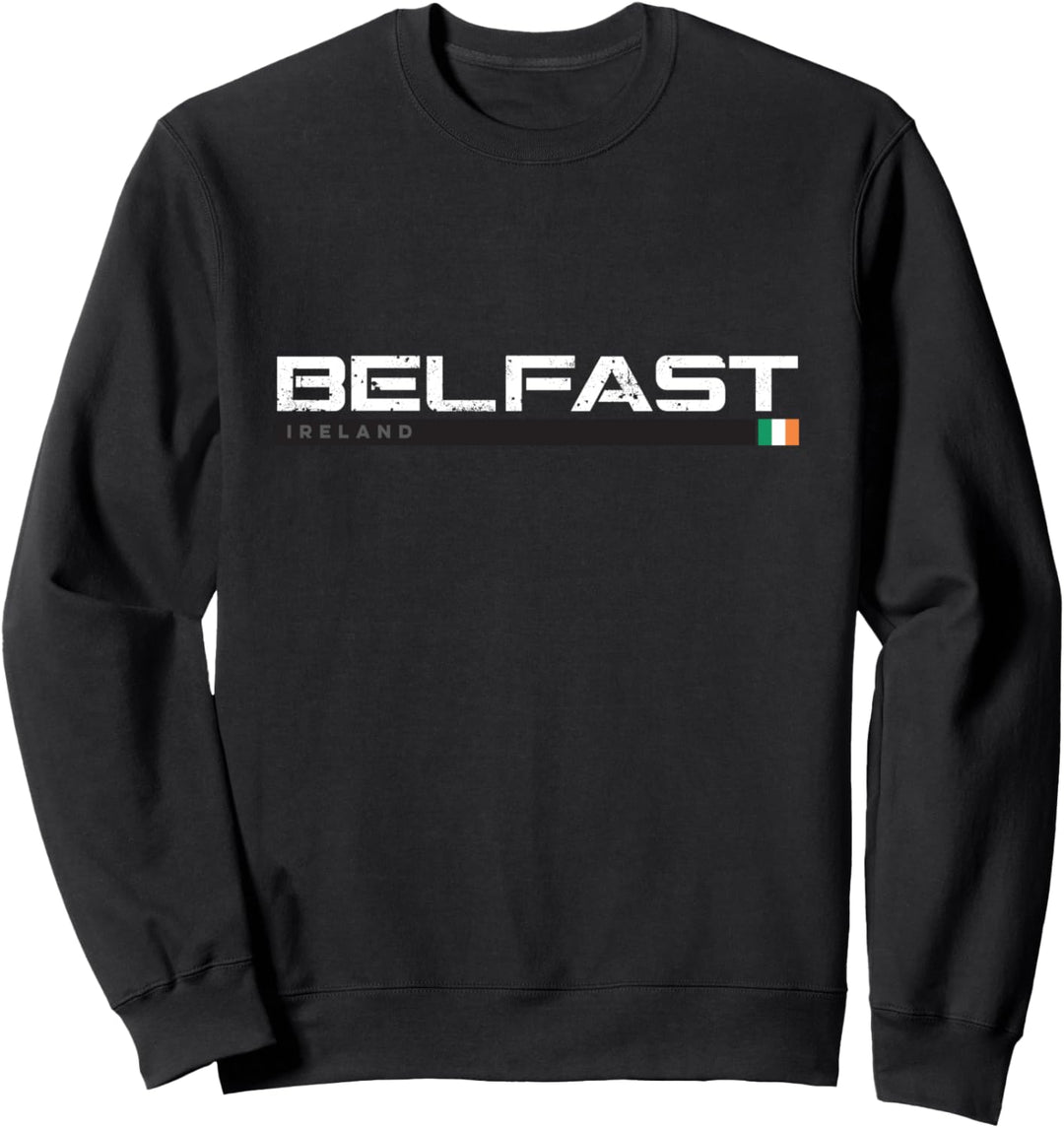 Belfast Ireland Weinlese Retro Sweatshirt