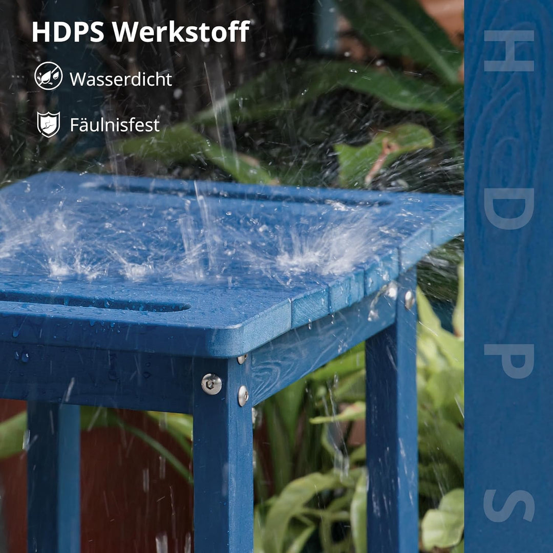 LUE BONA HDPS Duschbänke, Duschhocker zum Rasieren der Beine mit Ablage, wasserdichter Badstuhlsitz