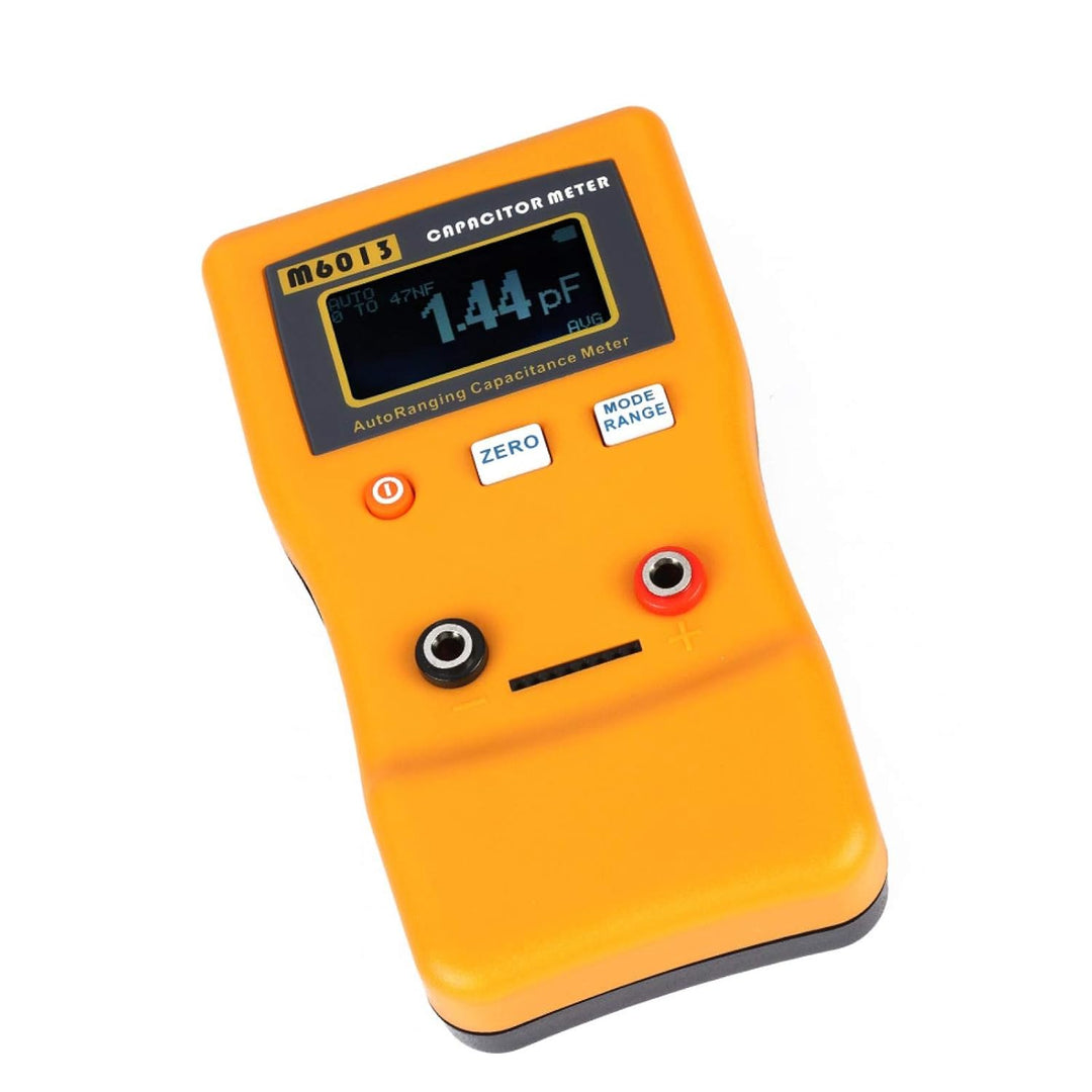 BuyWeek Kondensatormessgerät, Hochpräzises Digitales Kapazitätsmessgerät LCD Kondensator Tester für