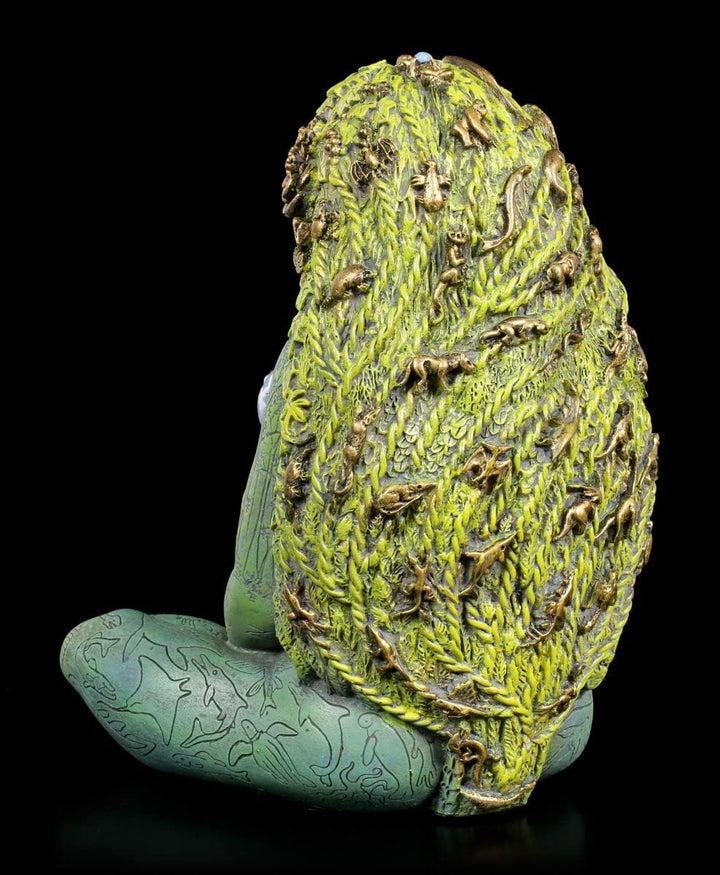 Oberon Zell Tausendjährige Gaia Figur - Mutter Erde | Dekofigur, handbemalt by