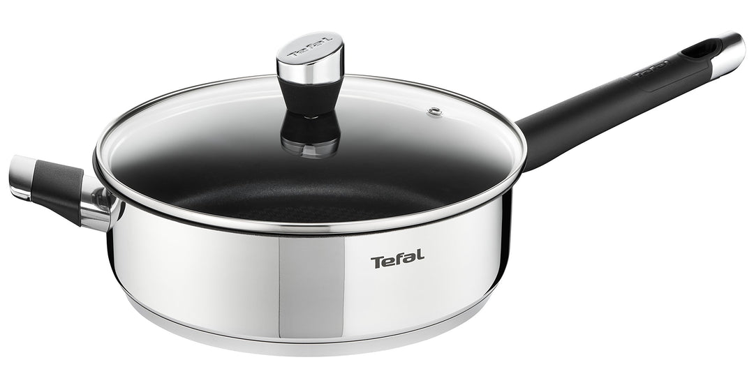Tefal E8243314 Emotion Schmorpfanne, Edelstahl, 43 x 27 x 10 cm
