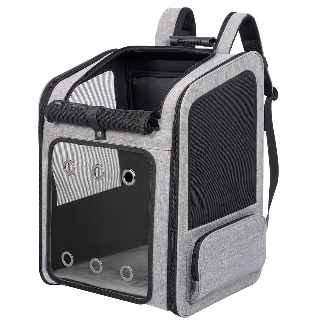 Katzenrucksack Grosse Katzen bis zu 15kg, Hunderucksack bis zu 12kg, Katzen Rucksack Gross für Katze