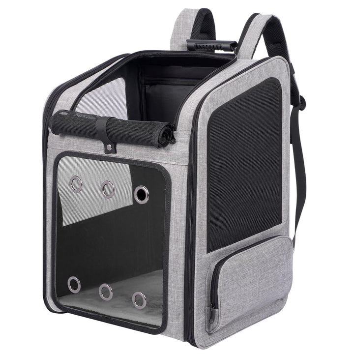 Katzenrucksack Grosse Katzen bis zu 15kg, Hunderucksack bis zu 12kg, Katzen Rucksack Gross für Katze