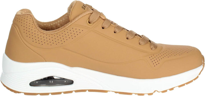 Skechers Herren UNO Stand On AirSneaker 39.5 EU Tan Durabuck Trim, 39.5 EU Tan Durabuck Trim