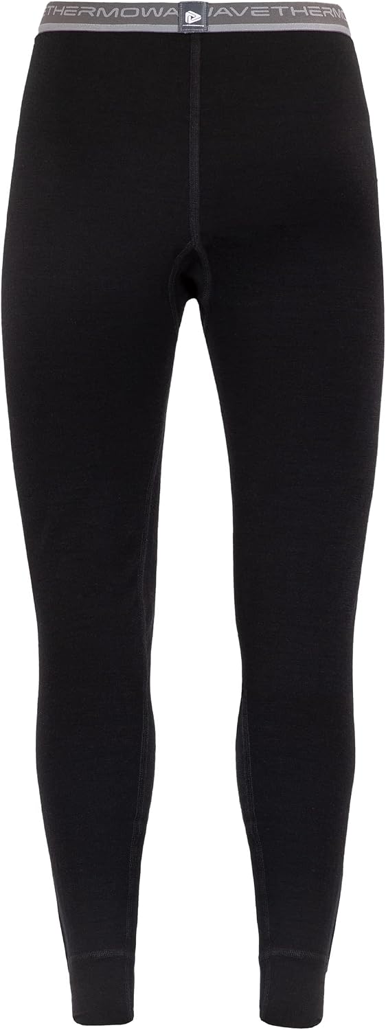 Thermowave Arctic Merino Unterwäsche Herren - Lange Unterhose Männer 3XL Schwarz/, 3XL Schwarz/