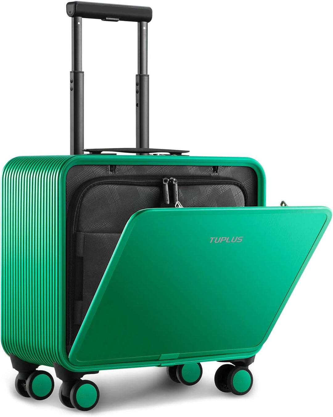 TUPLUS Koffer Aluminium Trolley Rollkoffer mit 4 Rollen Reisekoffer Handgepäck Hartschalenkoffer mit