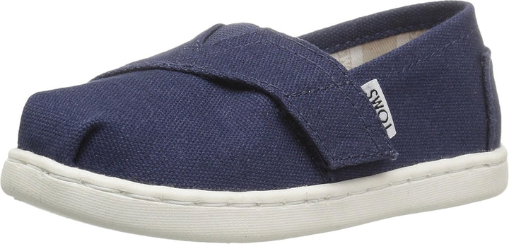 TOMS Unisex Kinder Alpargata Flache Slipper 17.5 EU Marineblau, 17.5 EU Marineblau