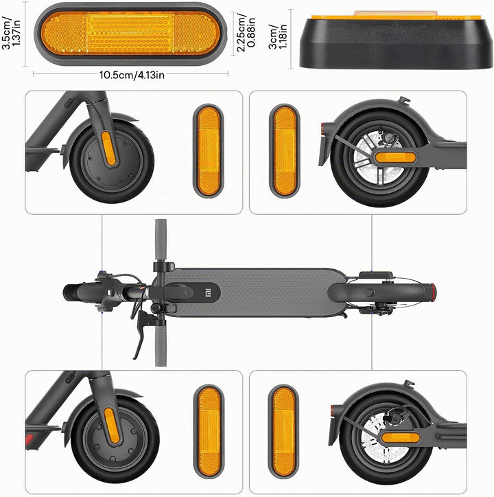 Elektroroller Heckkotflügel，Scooter Schutzbleche für Xiaomi M365 Pro2/Pro/1S/Essentia, Elektroroller