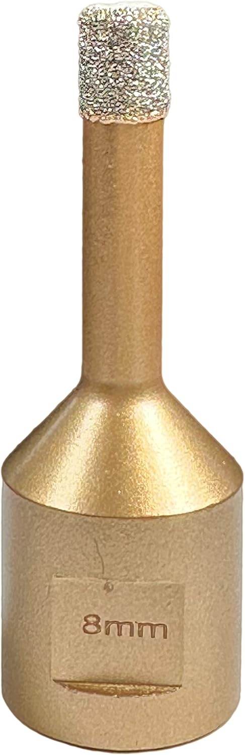 EDW Profi Fliesenbohrer 8 mm x M14, Diamantbohrer für Trockenbohren in Fliese, Wandfliese, Feinstein