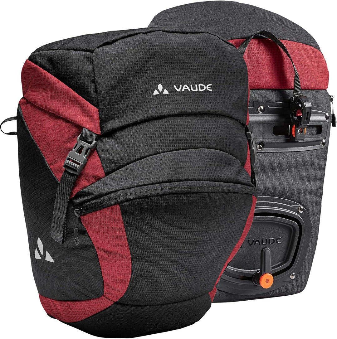Vaude On Tour Front. Vorderradtaschen, Einheitsgrösse Einheitsgrösse black/carmine, Einheitsgrösse b