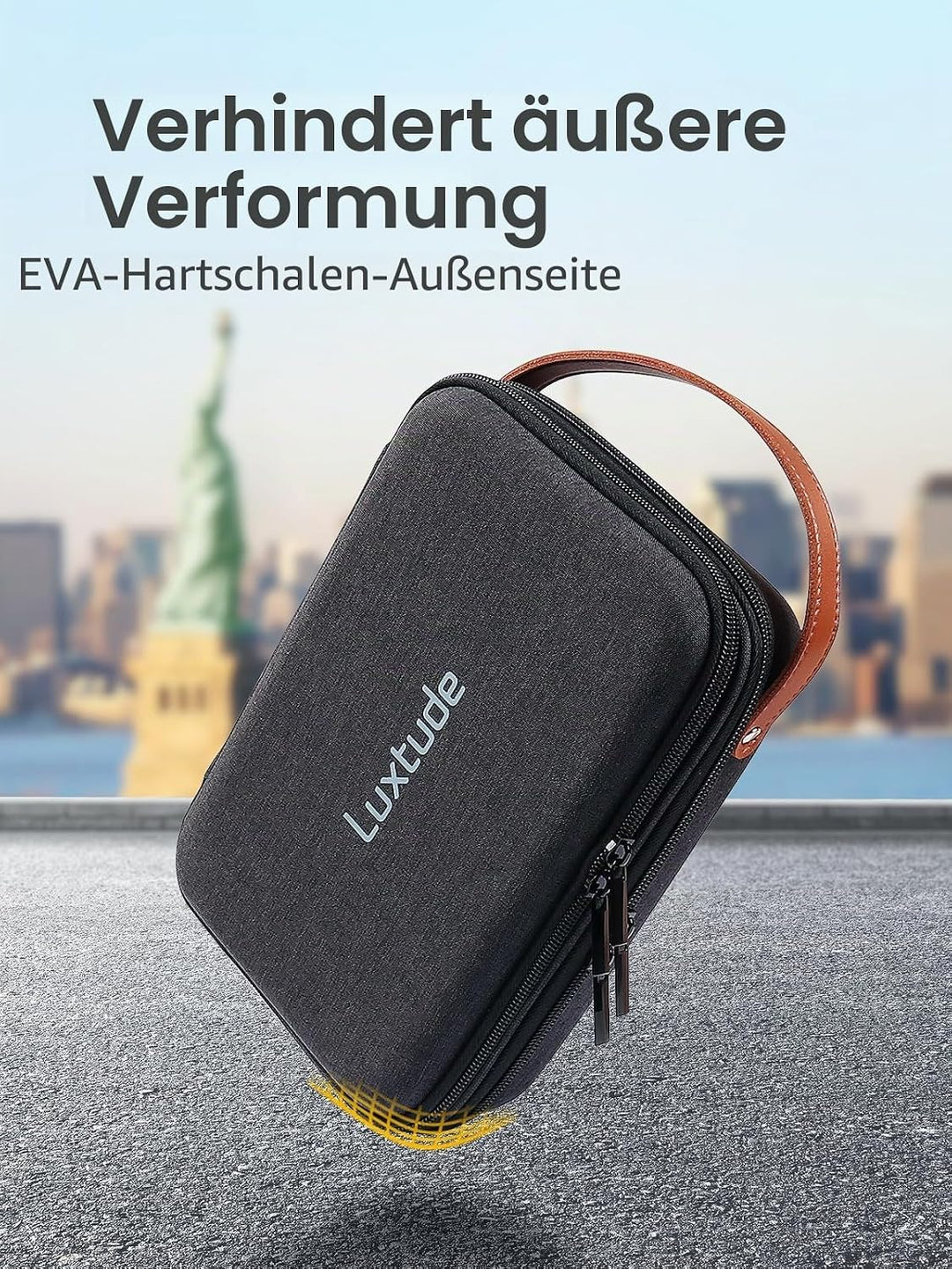 Luxtude Haarschneider Tasche für Reise,EVA Haarschnitt Barber Supplies Organizer Taschen,Trimmer Auf