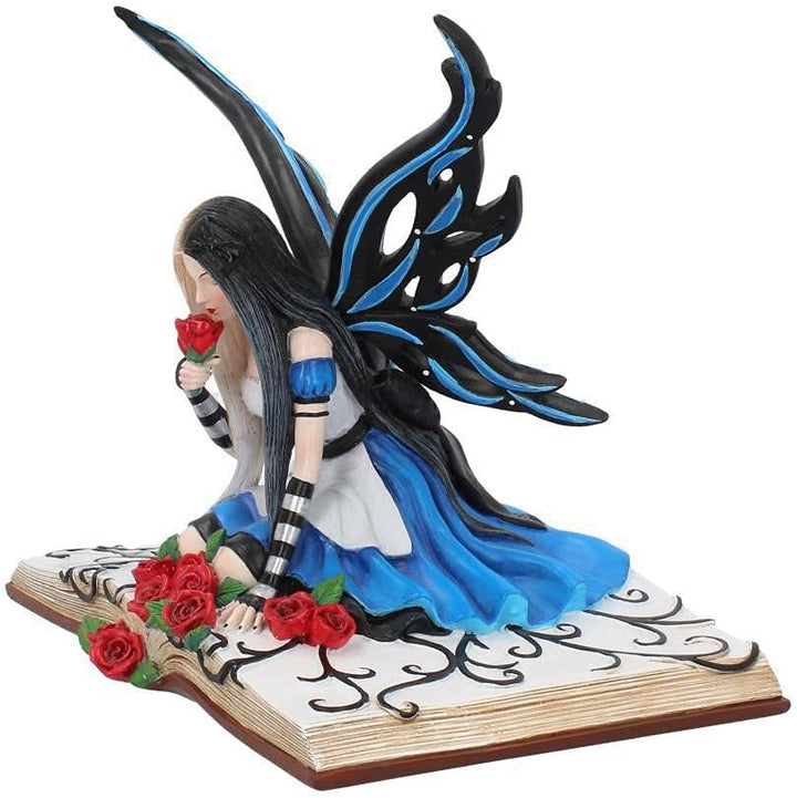 Nemesis Now B3316J7 Alice 19 cm Figur, Harz, Blau, Einheitsgrösse