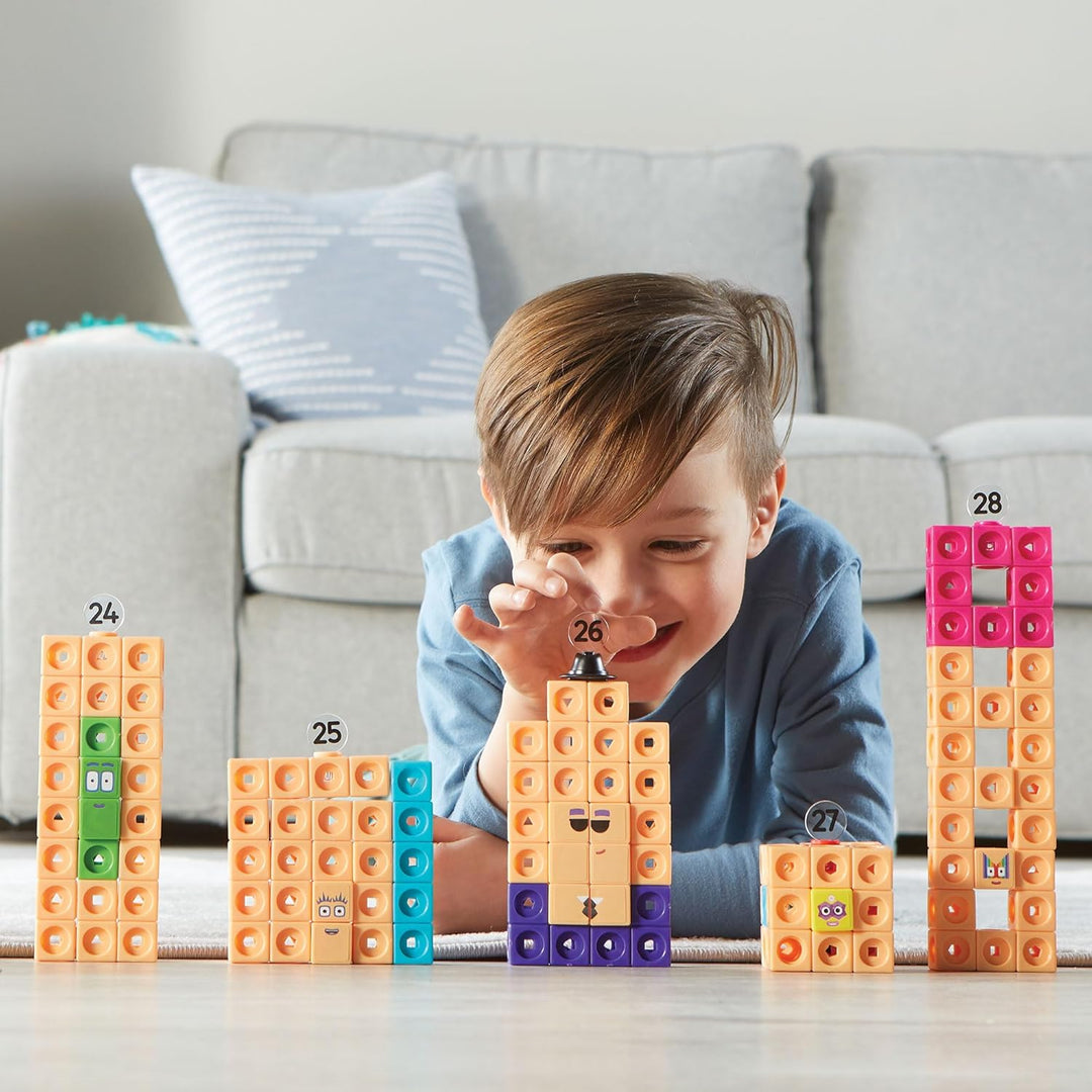 Learning Resources MathLink Cubes Numberblocks 21–30 Aktivitätsset – 235 Würfel & Zubehör zum Bauen