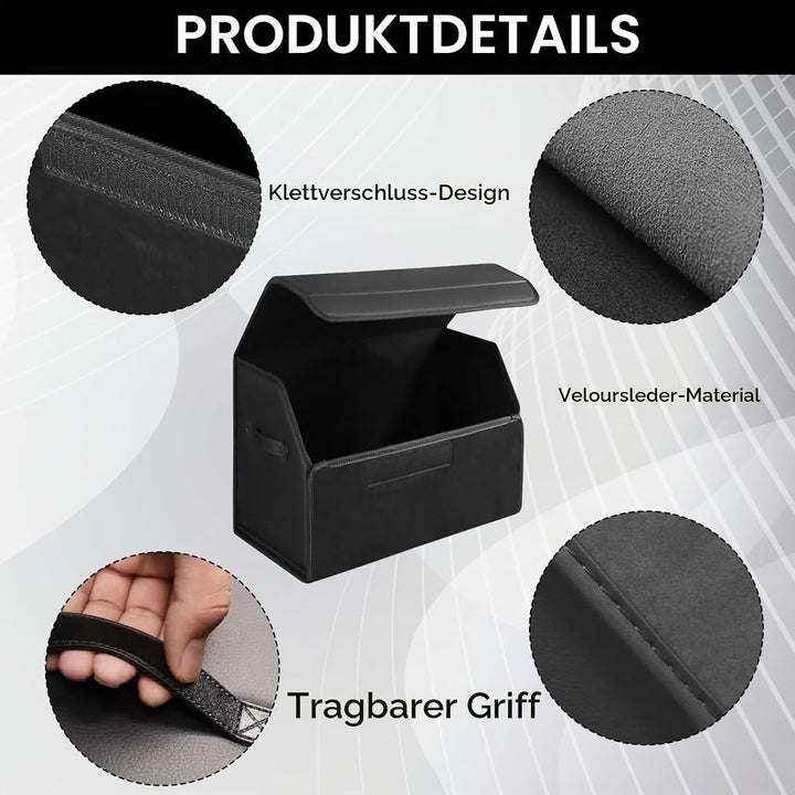 Kofferraum Organizer, Wasserdicht Auto Organizer Zusammenklappbarer Aufbewahrungsbox für Auto Zubehö