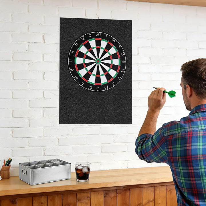 Dartboard Wandschutz, Filz Dartscheibe Wandschutz Selbstklebend, Wandumrandung für Dartboard, Filz-D