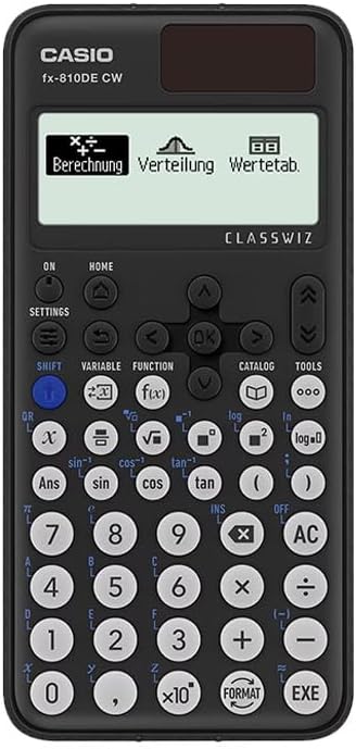 CALCUSO Sparpaket: Casio FX-810DE CW + WYNGS Schutztasche türkis + Erweiterte Garantie von CALCUSO T