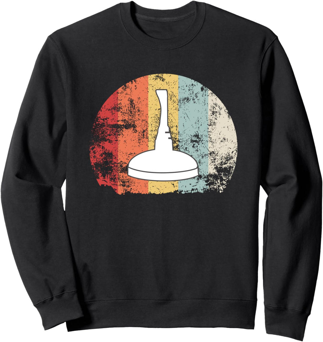 Stockschiessen Vintage Retro Eisstockschiessen Sweatshirt