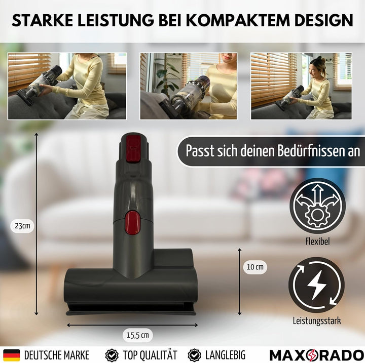 Ersatzteil passend für Dyson Mini Turbodüse V12 Detect V10 Slim Absolute Origin Elektrobürste Turbin