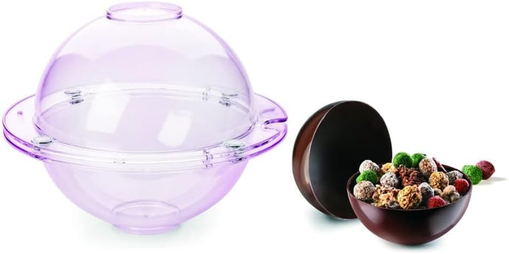 Ibili 828918 Backform magnetisch 3D für Sphère in Sprachen, Polycarbonat, transparent, 18.5 x 23,5 x