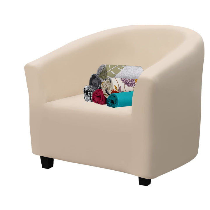 FIGOOO Sesselbezug Clubsessel Stretch Schonbezug für Cocktailsessel 1 Stück Sesselschoner Abnehmbare