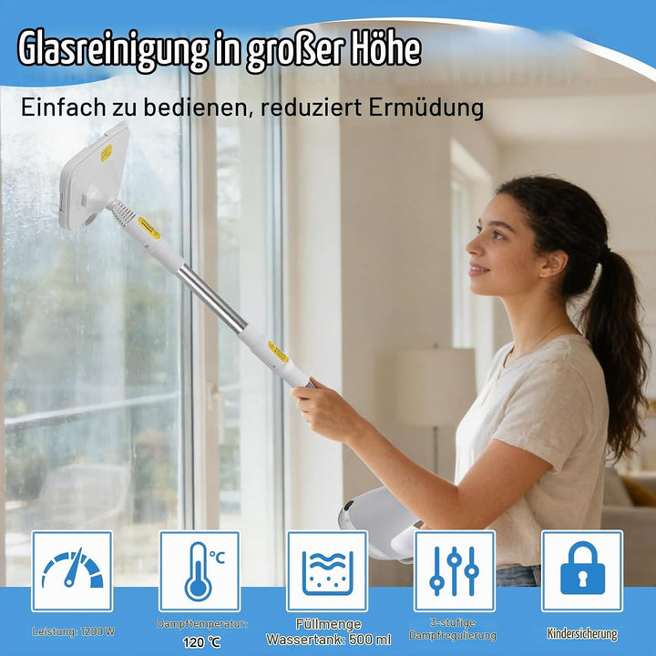 Dampfreiniger 1200W Dampfreiniger Handgerät, Mehrzweck Steam Cleaner Chemikalienfreier Handdampfrein