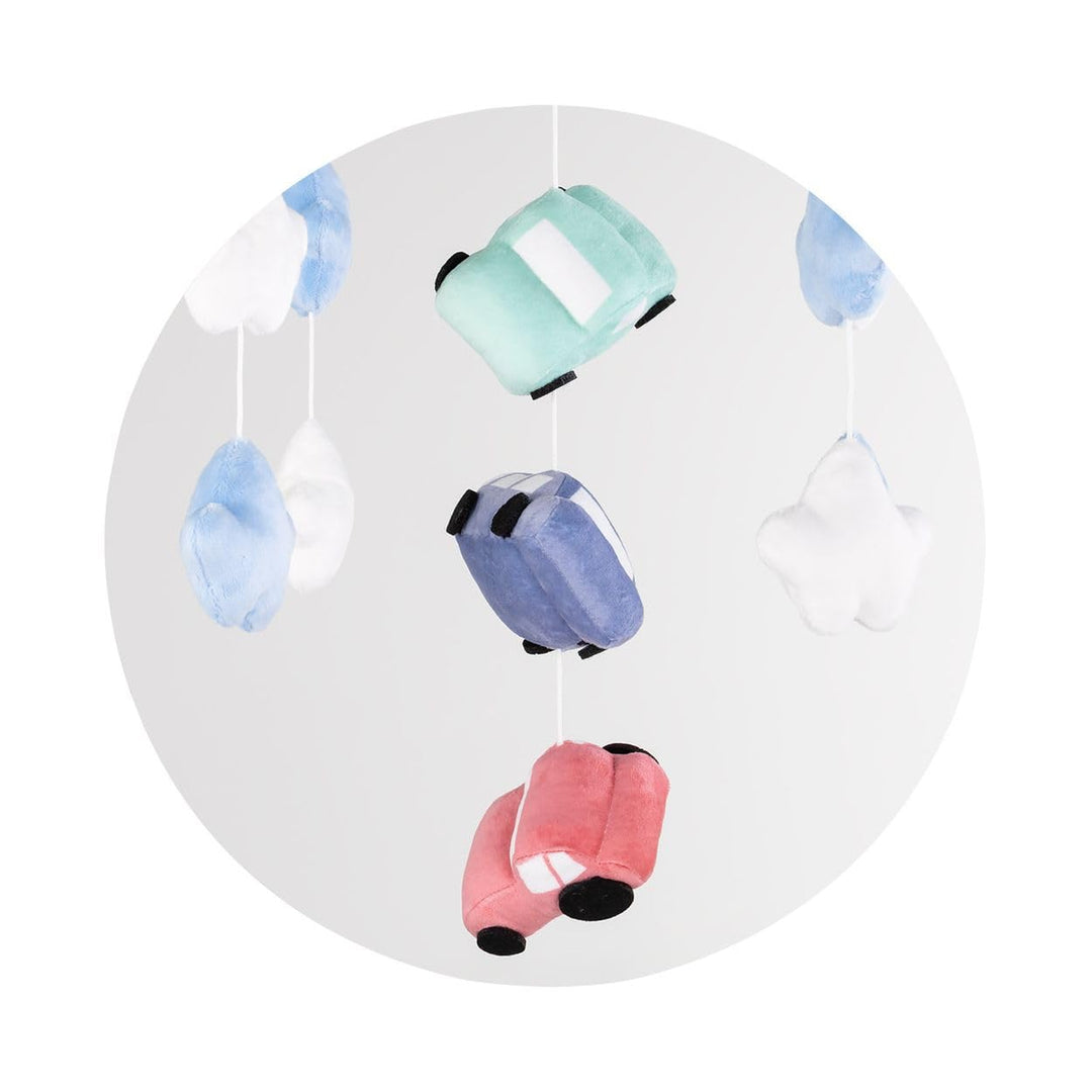 Chipolino Musikmobile Bluetooth-Funktion Projektor Plüschfiguren Universalklemme dunkelblau, dunkelb