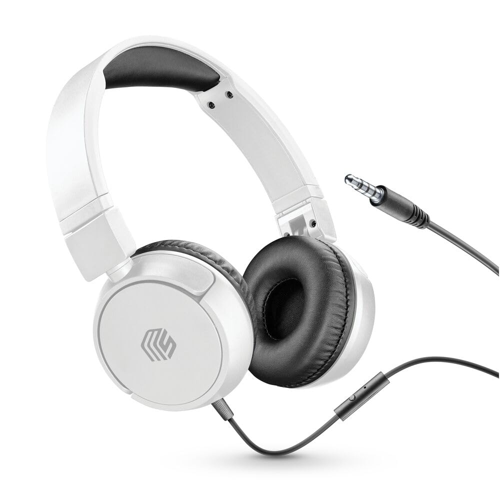 Music Sound | Bügelkopfhörer mit Kabel Over Ear Basic | On-Ear-Kopfhörer Faltbarer Kopfbügel mit 1,2