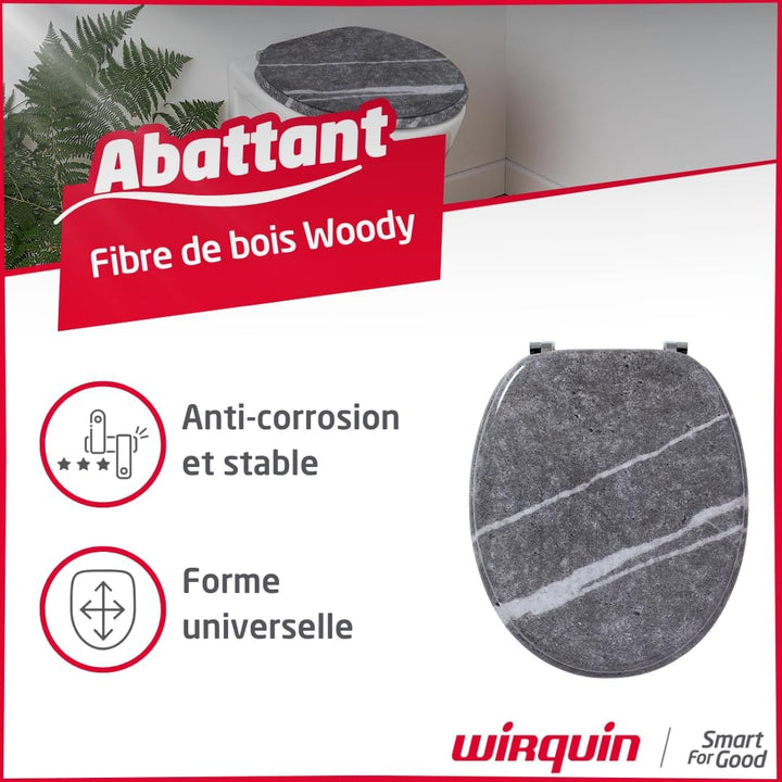 Wirquin 20720370 WC-Sitz Trendy Line Marmoriert