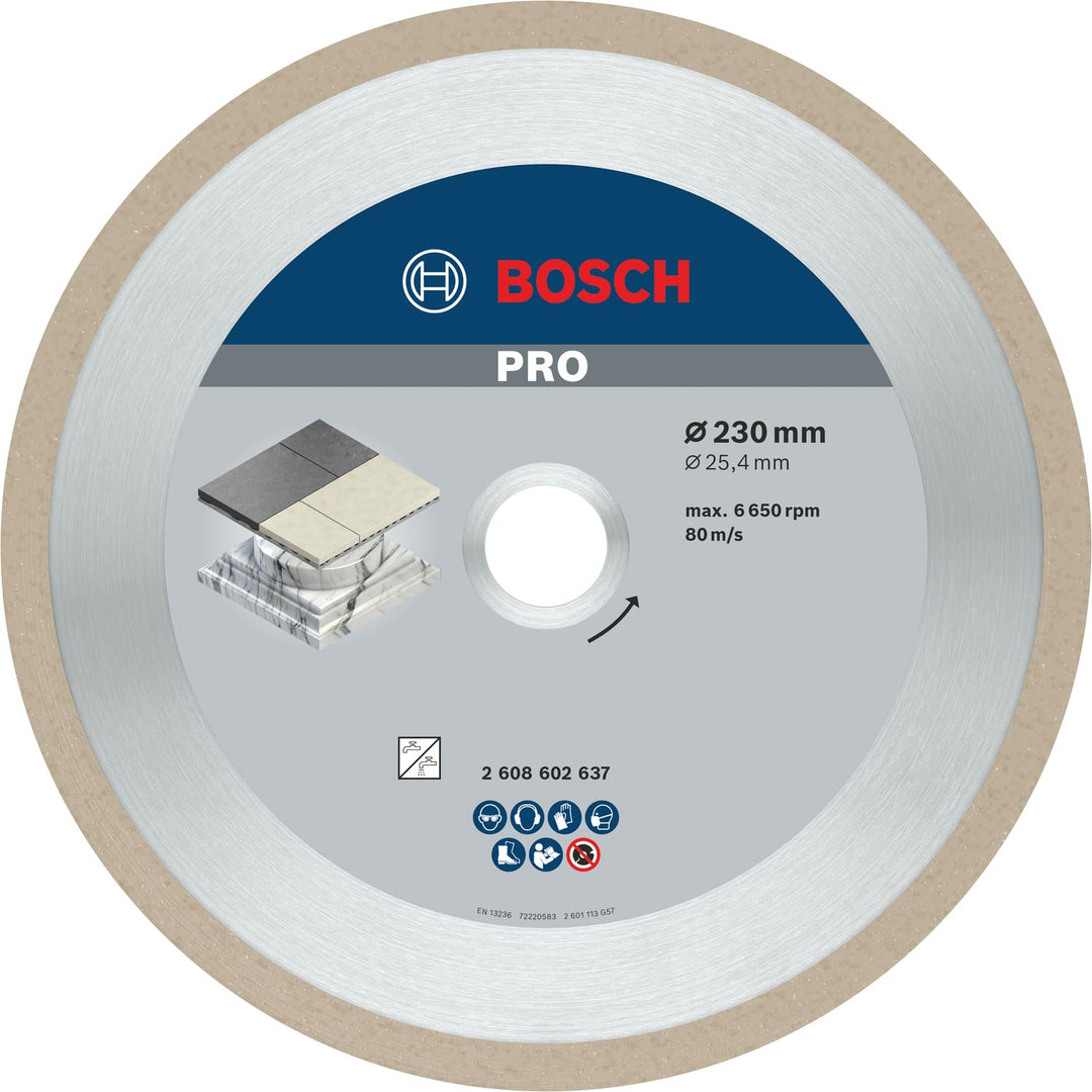 Bosch Accessories Bosch Professional Diamanttrennscheibe Best für Ceramic, 230 x 25,40 x 2,4 x 10 mm