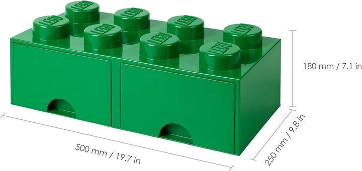 Lego L4006G.00 Drawer Aufbewahrungsbox Brick 8 - Grün