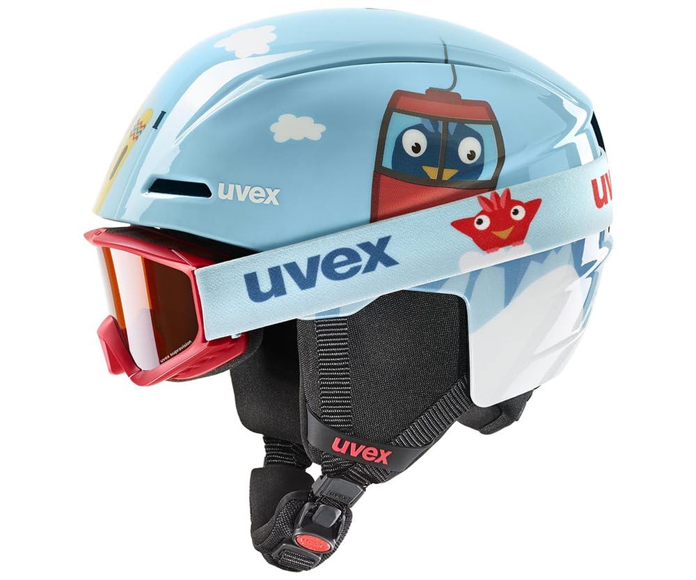 uvex viti Set - leichte, stylische Kombination aus dem viti Skihelm und der Speedy pro Skibrille für