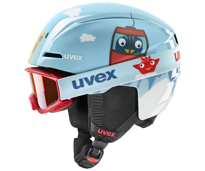 uvex viti Set - leichte, stylische Kombination aus dem viti Skihelm und der Speedy pro Skibrille für